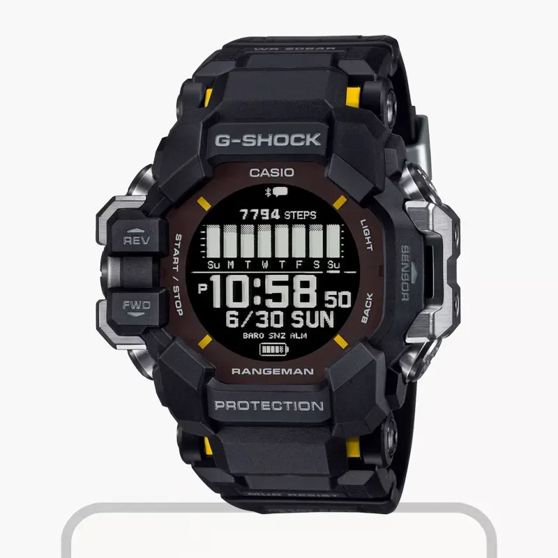 Casio G-Shock Rangeman MASTER OF G-LAND Solar Power GPS Tracker Men's Watch- GPR-H1000-1